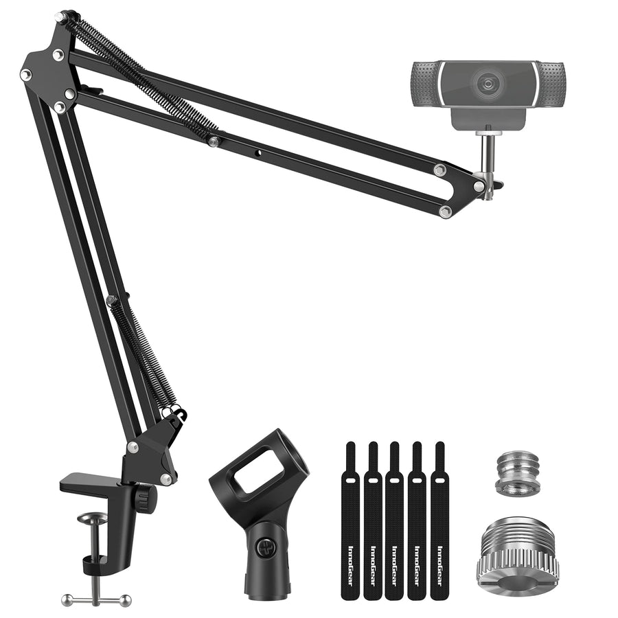 InnoGear Adjustable Webcam Desk Mount Arm for Logitech