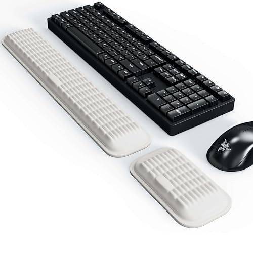 MEKASS Ergonomic Wrist Rest Set for Keyboard and Mouse