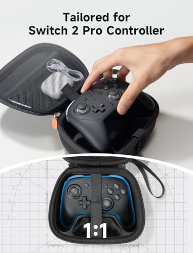 JSAUX Travel Carrying Case for Nintendo Switch 2 Pro Controller