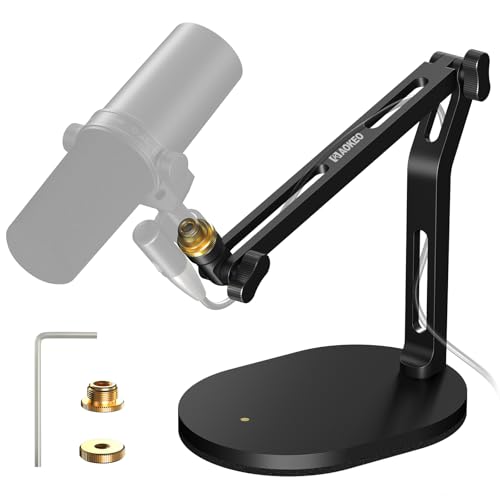Aokeo Desktop Microphone Arm with 3/8–5/8-Inch Adapter