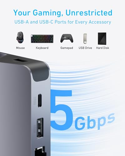 Anker 6-in-1 4K HDMI Docking Station for Steam Deck