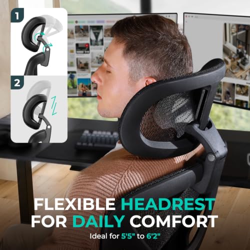 CAPOT Ergonomic Mesh Gaming Chair with Lumbar Support