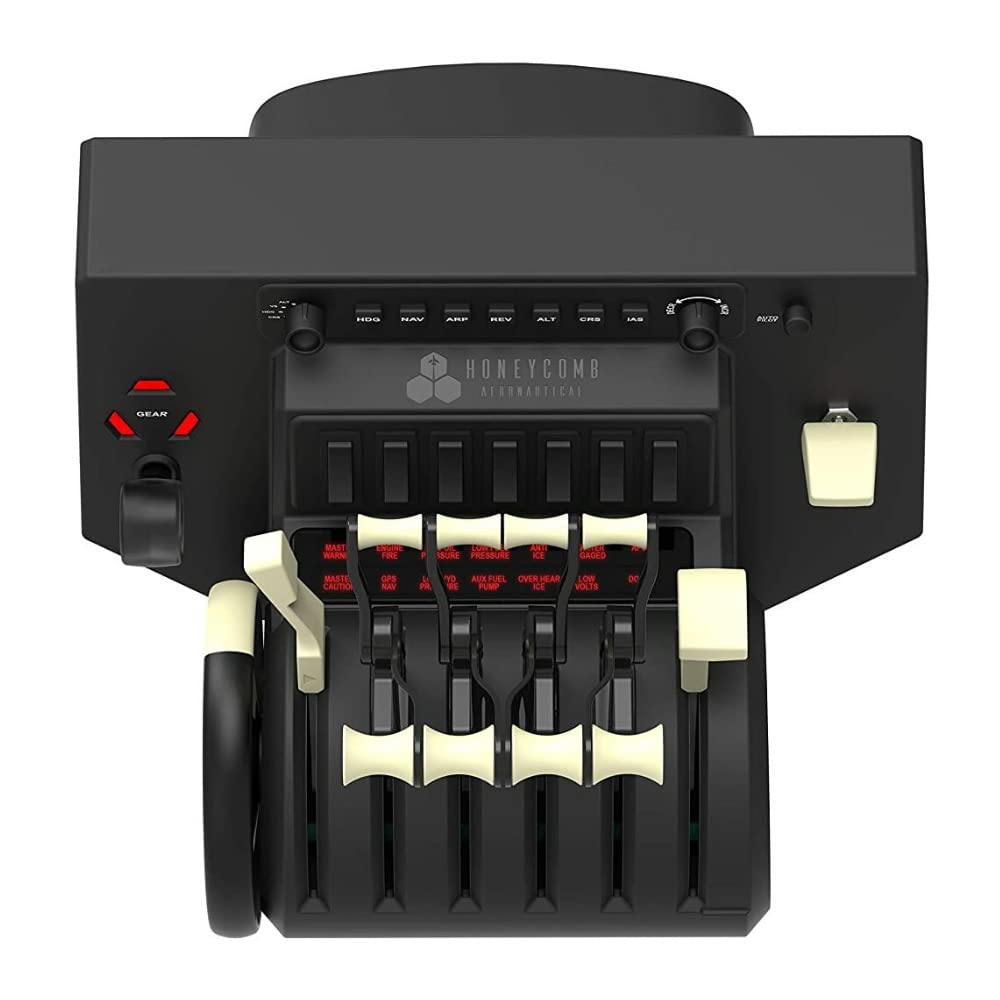 Honeycomb Aeronautical Alpha Flight Controls Yoke Bundle for PC
