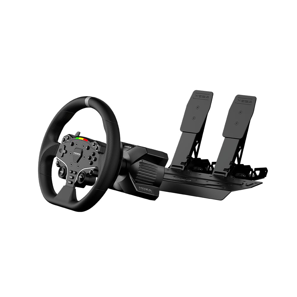MOZA R3 Direct Drive Racing Wheel & Pedals Bundle for PC