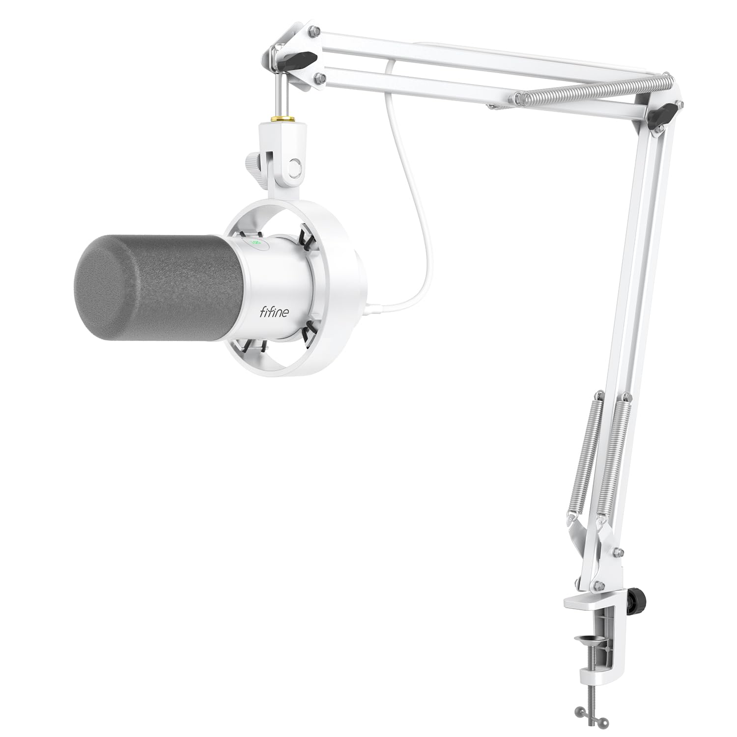 FIFINE K688 USB/XLR Dynamic Microphone Kit with Boom Arm