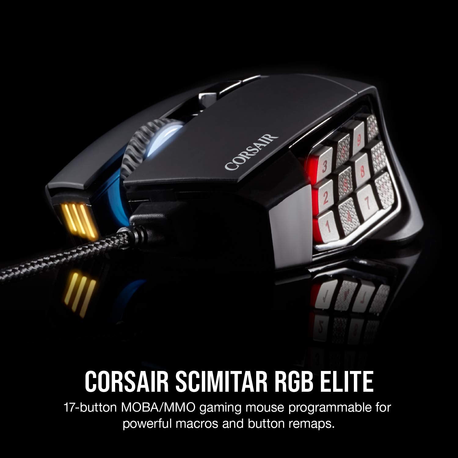 Corsair Scimitar RGB Elite Wired MOBA/MMO Gaming Mouse