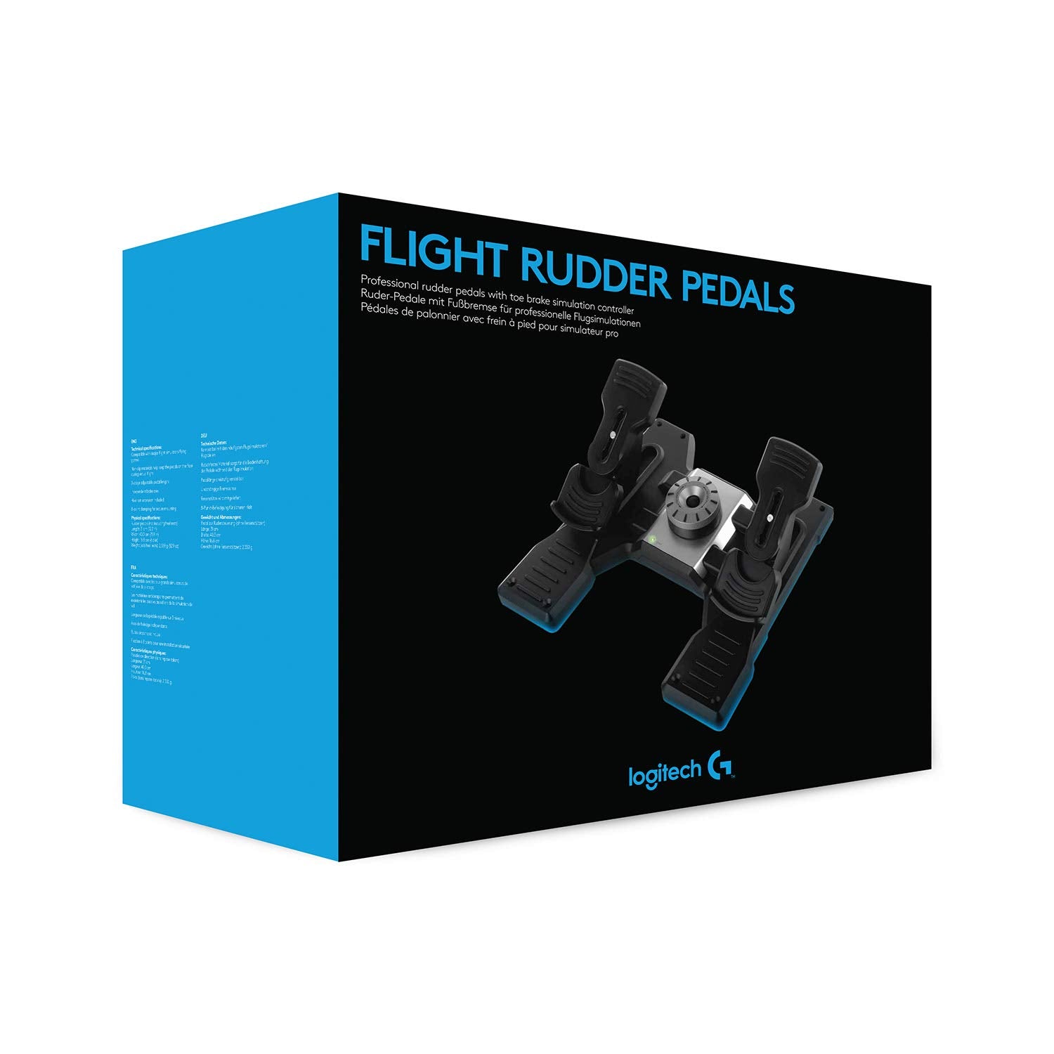 Logitech G Pro Flight Rudder Pedals for PC Simulation