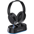 Swiitech Wireless TV Headphones with Charging Dock, 45H Playtime, Bluetooth 5.3, 100ft Long Range, Clear Voice, No Audio Delay, Plug & Play Over-Ear Headset for Seniors