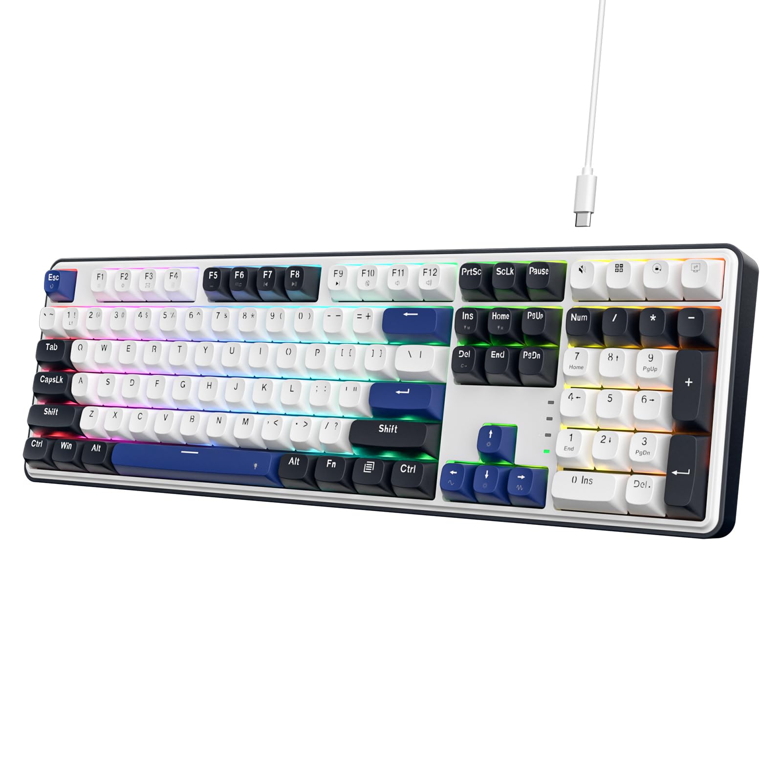 Redragon K668 108-Key Wired RGB Mechanical Gaming Keyboard