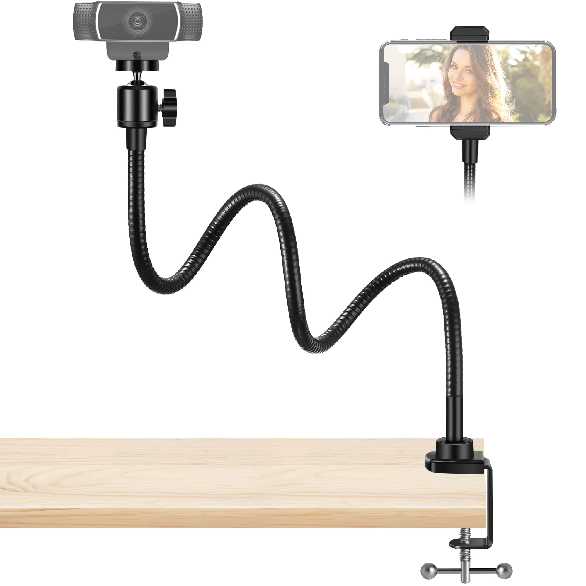 InnoGear Adjustable Webcam Desk Mount Arm for Logitech