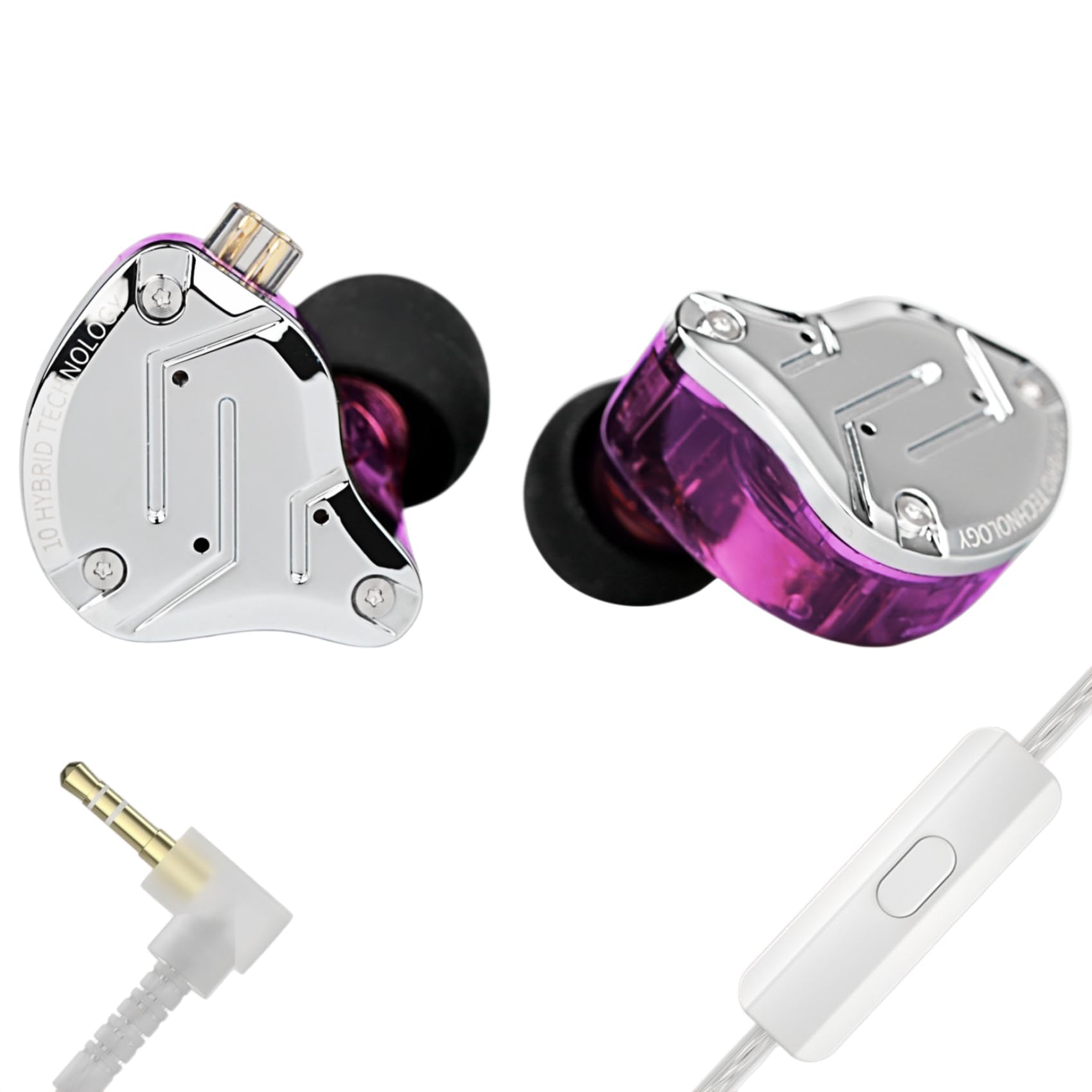 KZ ZS12 Pro 2 Hybrid-Driver Gaming IEM Earphones