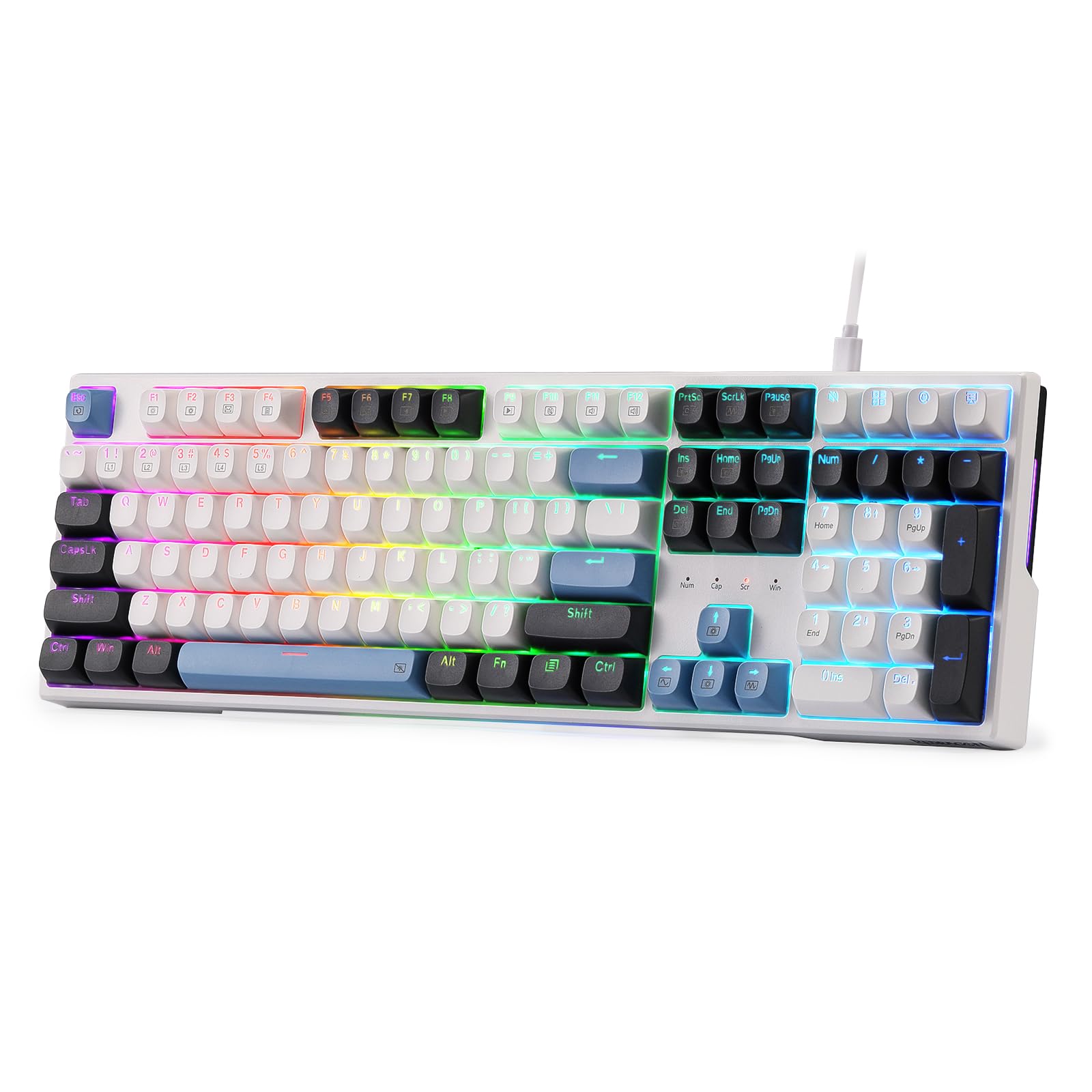 Redragon K668 108-Key Wired RGB Mechanical Gaming Keyboard