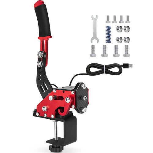 aikeec USB Sim Racing Handbrake with Desk Clamp for PC
