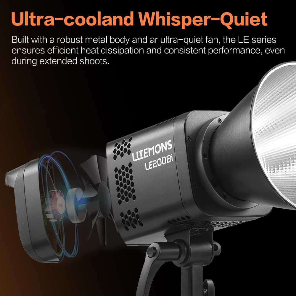 Godox LE200Bi Bi-Color LED Video Light for Streaming