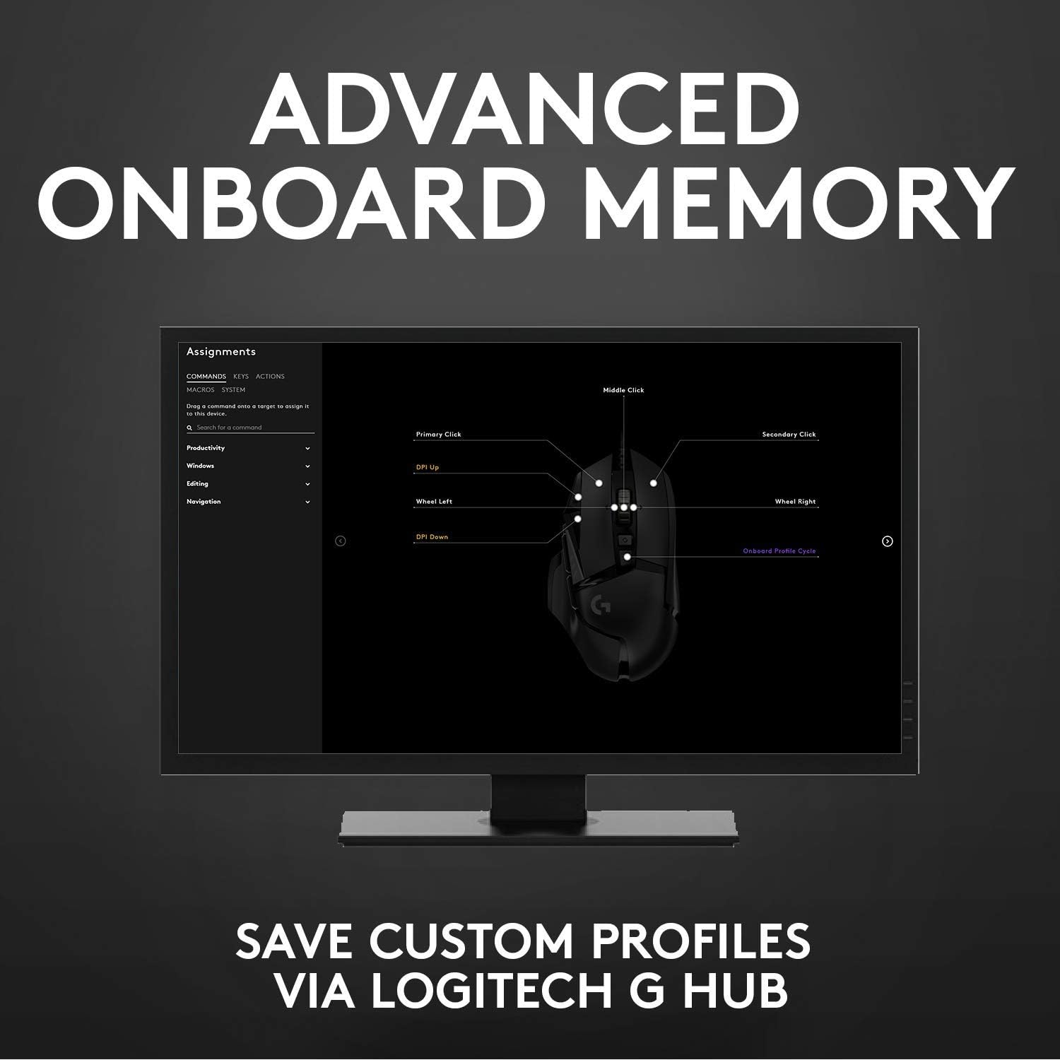 Logitech G502 Hero High Performance Wired Gaming Mouse, Hero 25K Sensor, 25,600 DPI, RGB, Adjustable Weights, 11 Buttons, On-Board Memory, PC/Mac, Pack of 4