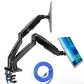 HUANUO Heavy-Duty Monitor Arm for 13–40-Inch Screens