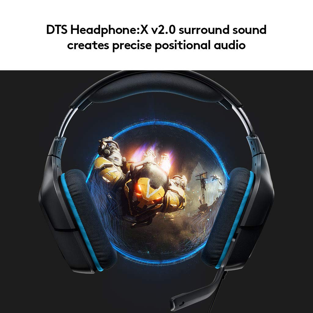 Logitech G432 Wired Gaming Headset,