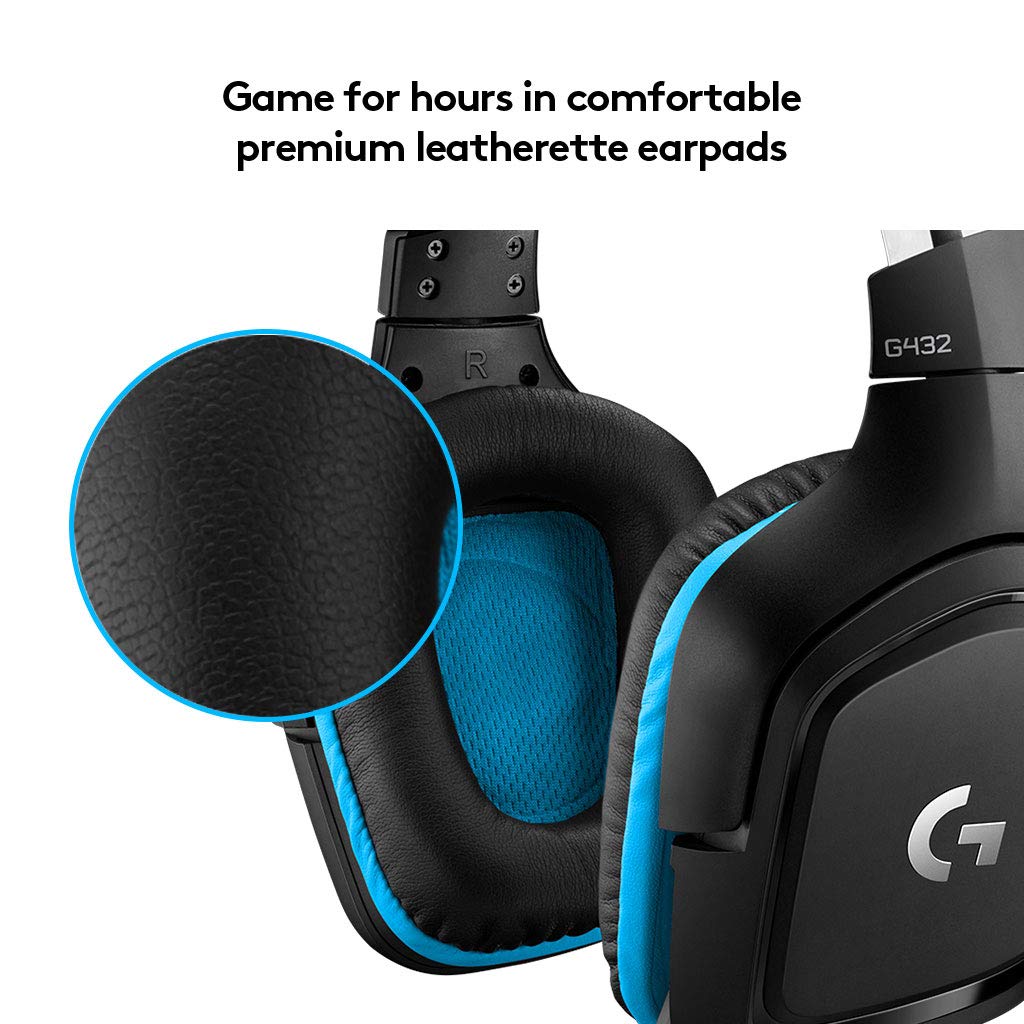 Logitech G432 Wired Gaming Headset,