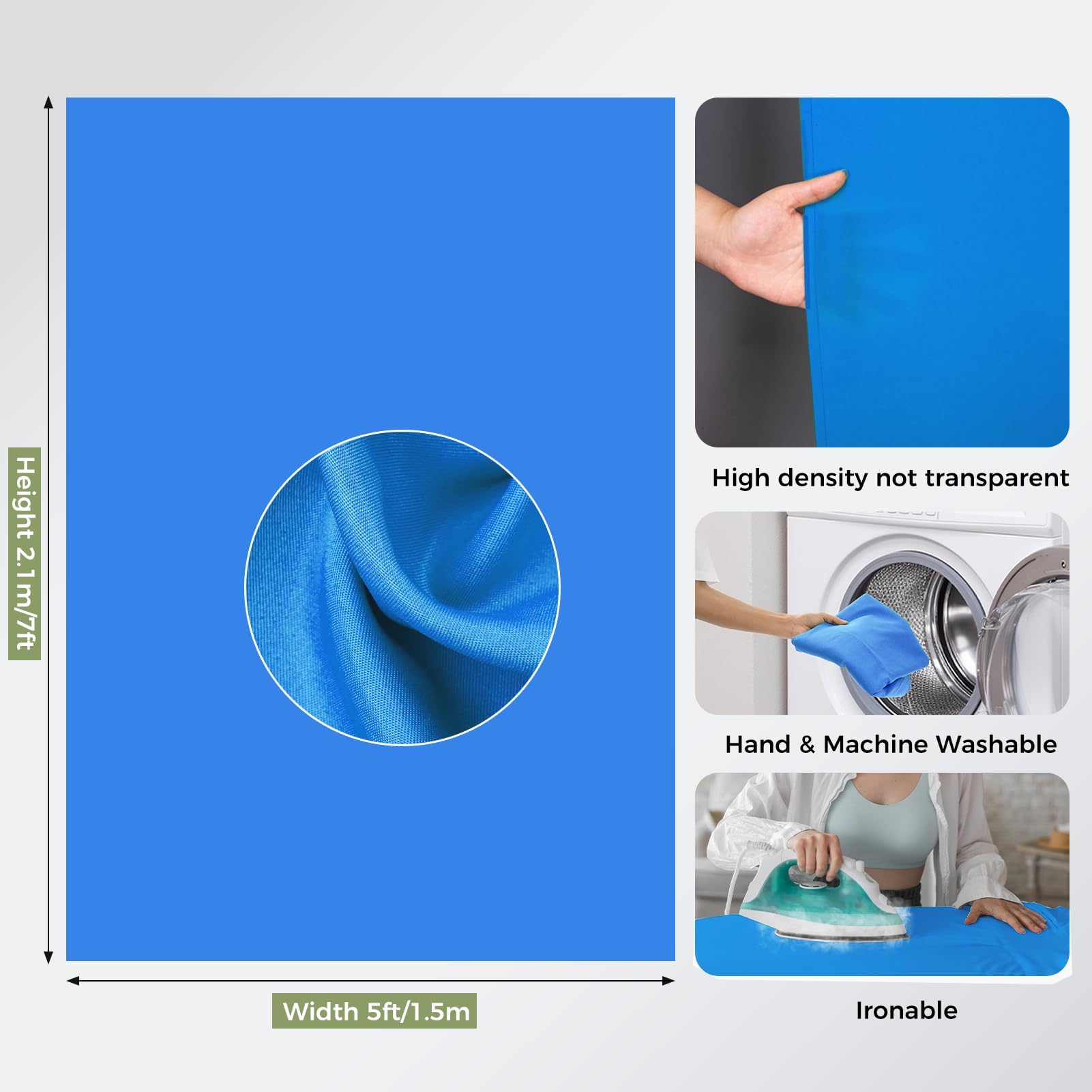 EMART Backdrop Kit with Reverse-Folding Base for Streaming