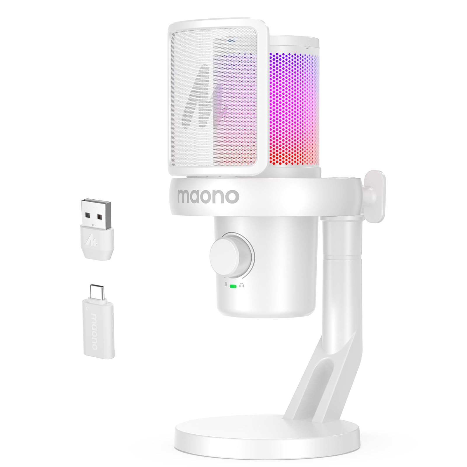 MAONO Wireless Gaming Microphone with AI Voice Changer