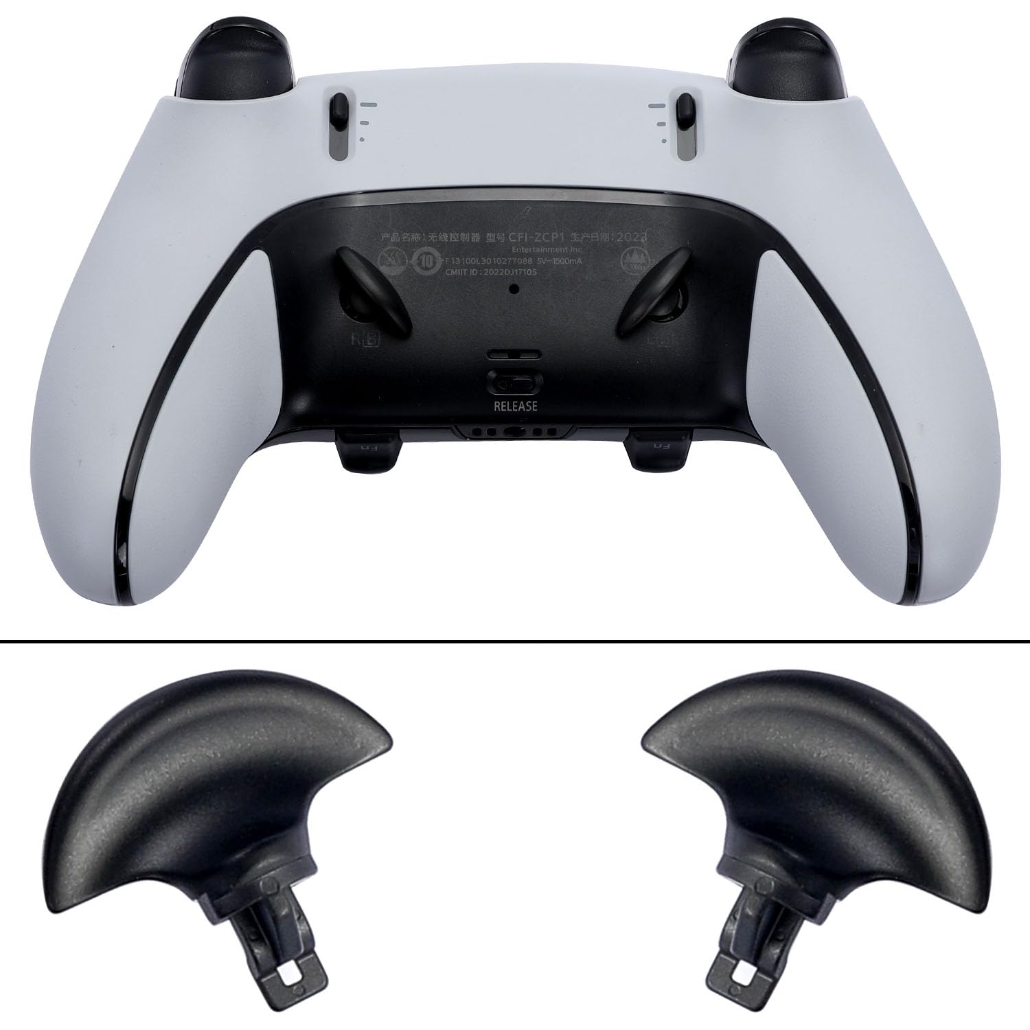 IKPEK 4-Piece Metal Back Paddles for PS5 Edge Controller