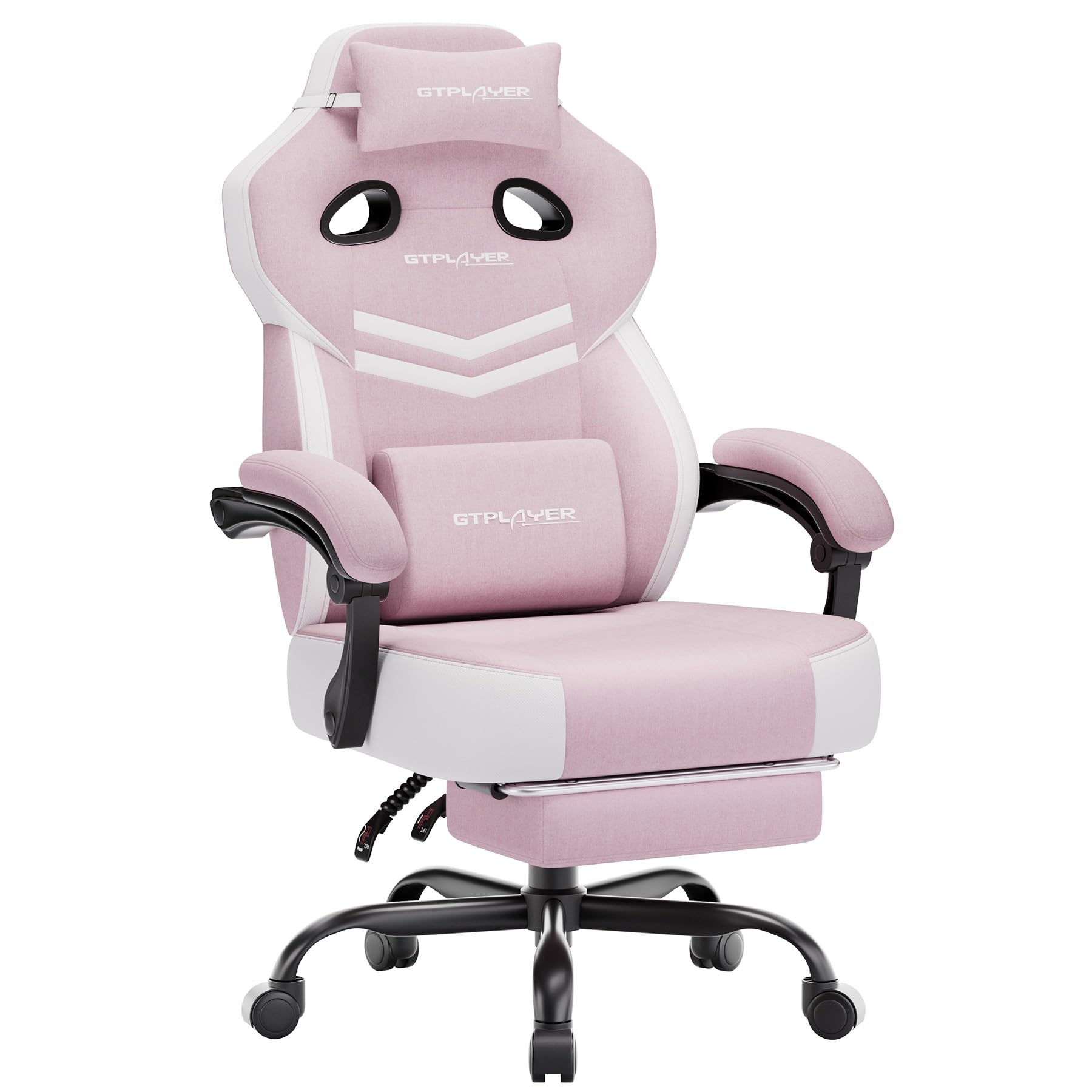 GTPLAYER Big & Tall Gaming Chair with Wide Seat & Footrest