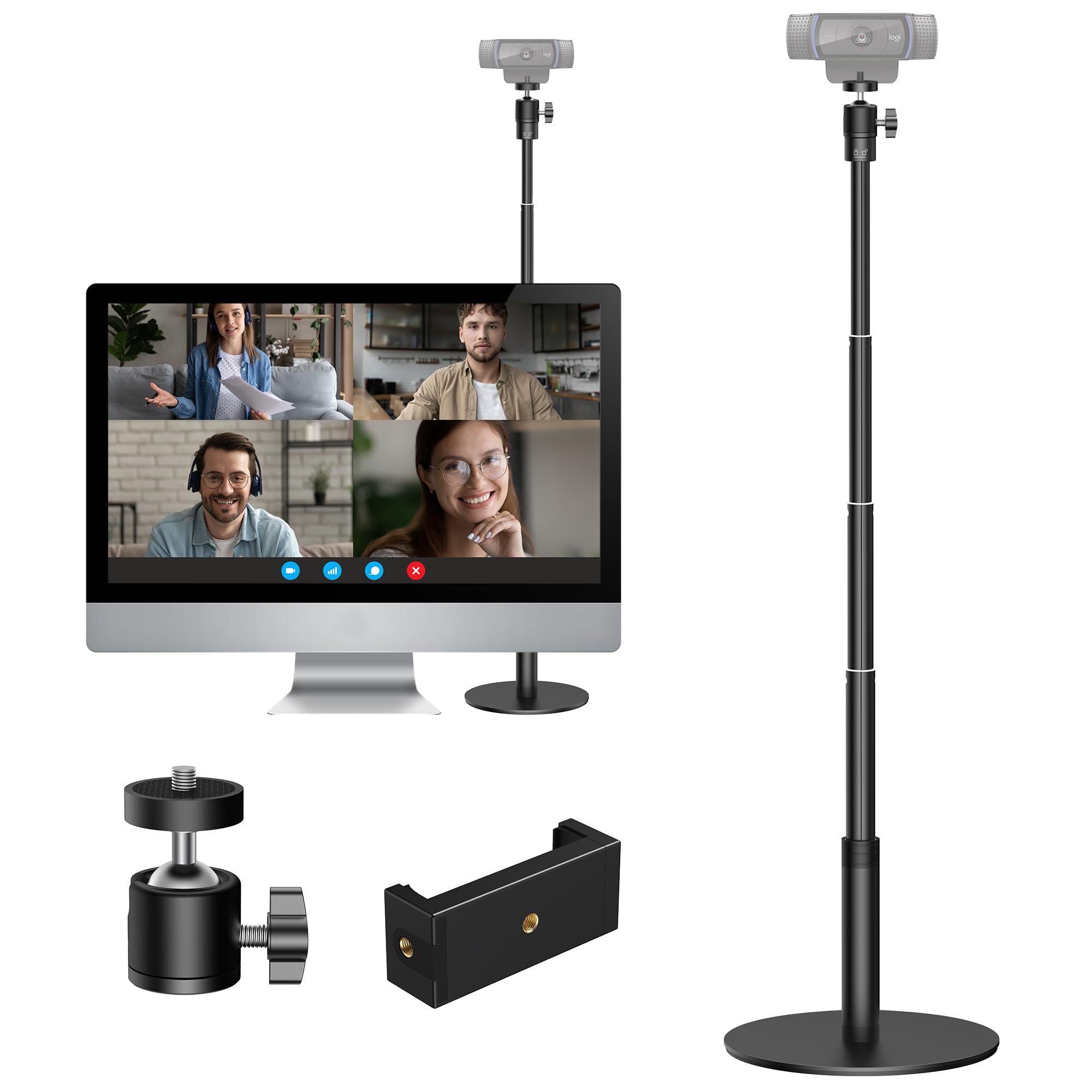 InnoGear Adjustable Webcam Desk Mount Arm for Logitech
