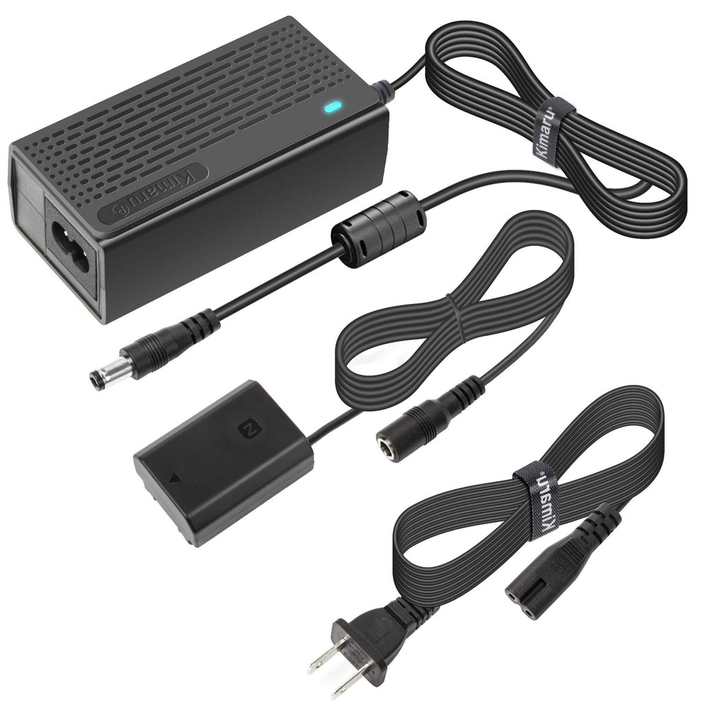 Kimaru NP-FZ100 Dummy Battery AC Adapter for Sony Cameras