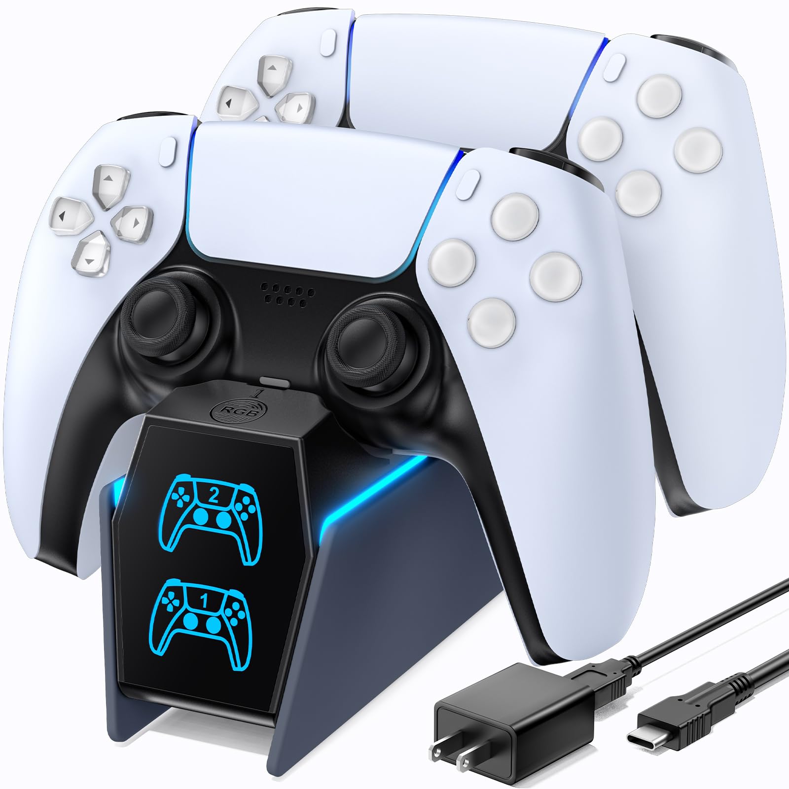 Dual Charging Stand for PlayStation 5 Controllers