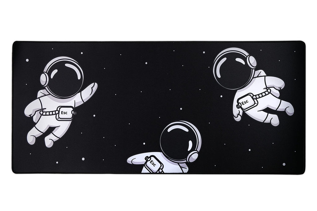 keycadets Gravity Gaming Mouse Pad, Extra Large Desk Pad for Keyboard and Mouse, Non-Slip Mousepad Desk Mat with Foam Core, Anti-Fray Lock Stitching and Low Friction Cloth Surface