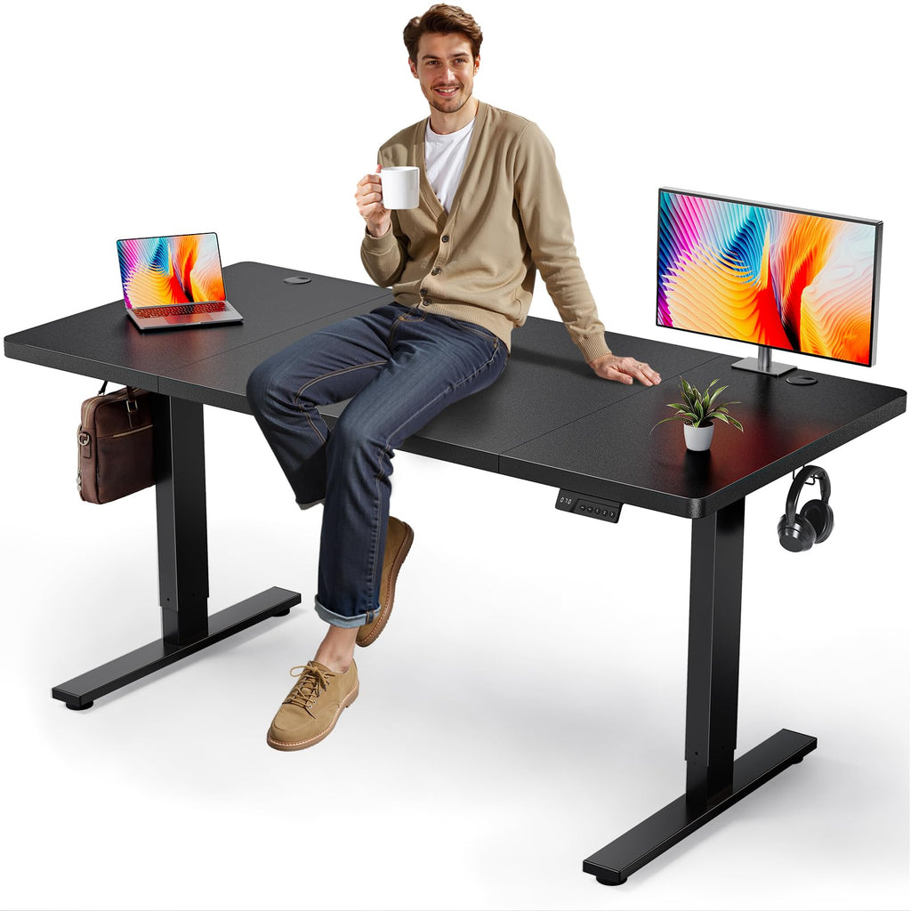 DeskShow 60-Inch Adjustable Electric Standing Desk
