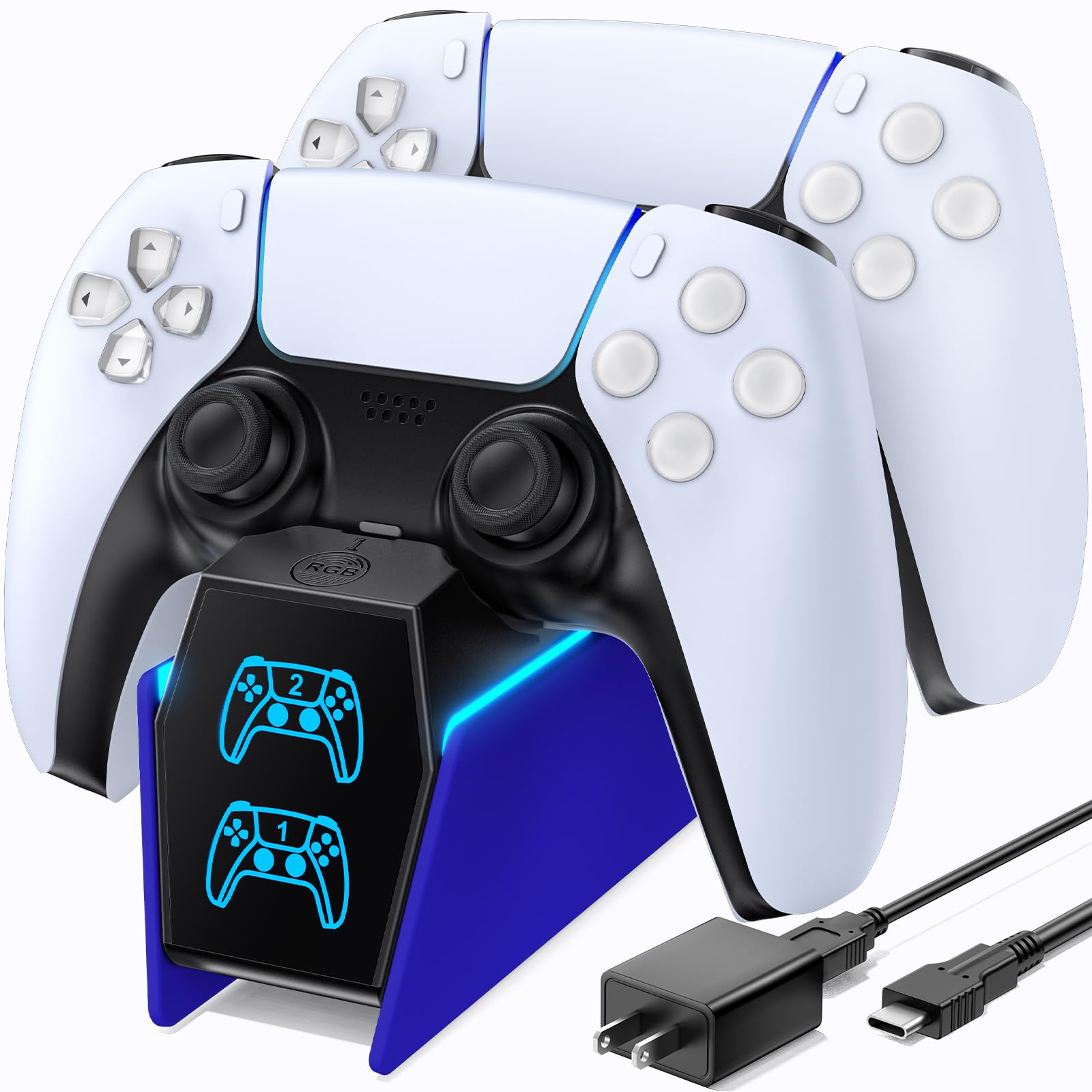 Dual Charging Stand for PlayStation 5 Controllers