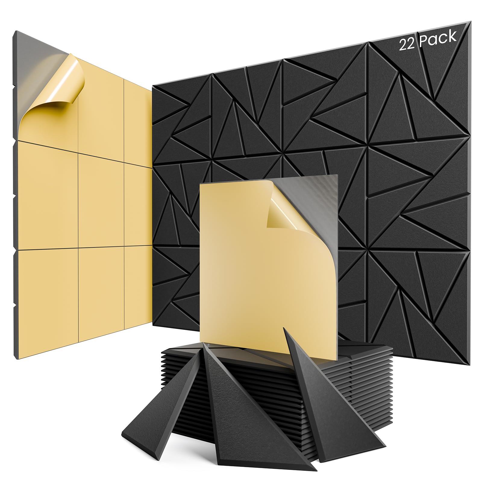 ROOME Self-Adhesive Acoustic Panels for Gaming Studios