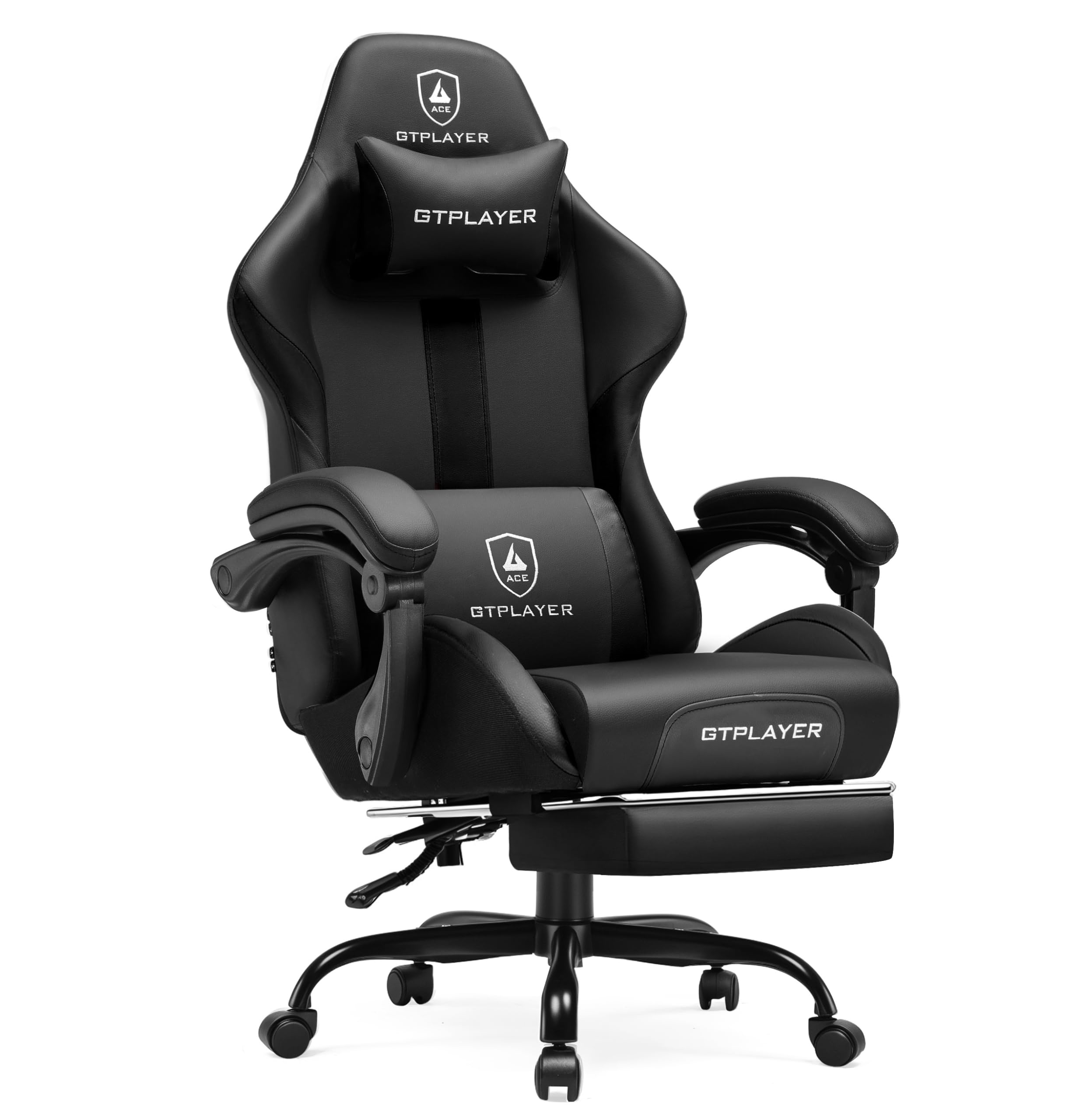 GTPLAYER Ergonomic Gaming Chair with Footrest
