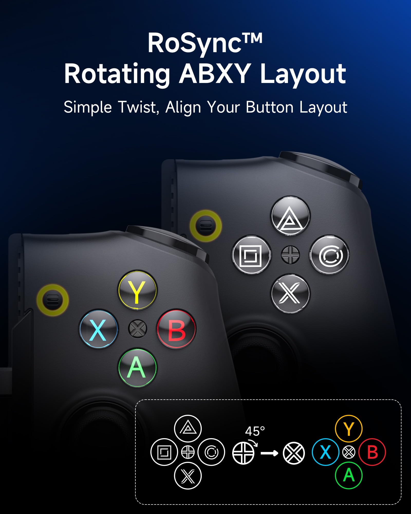 EasySMX M15 USB-C Mobile Gaming Controller with Hall Sticks