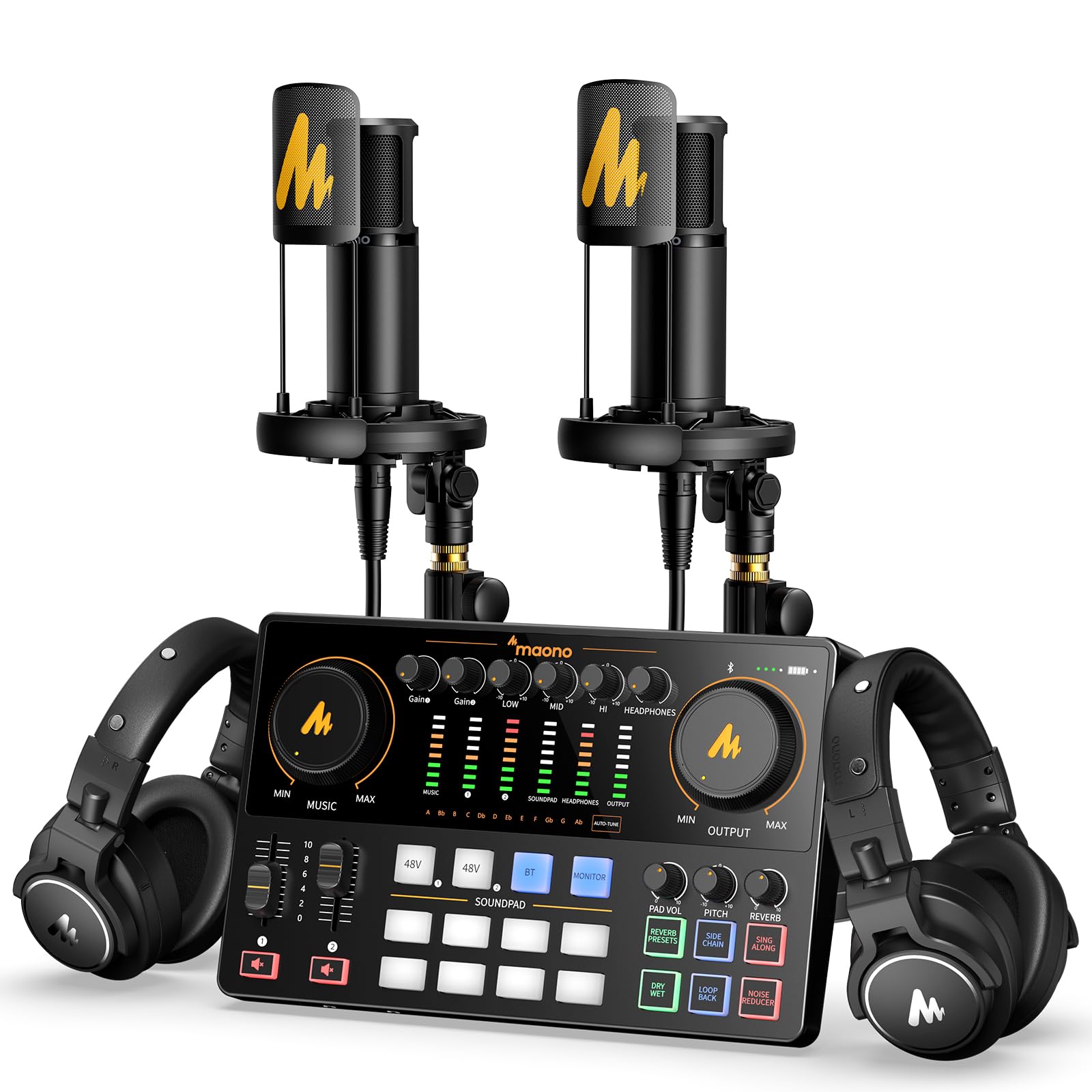 MAONO MaonoCaster E2 Gen2 Dual-XLR Podcast Audio Mixer