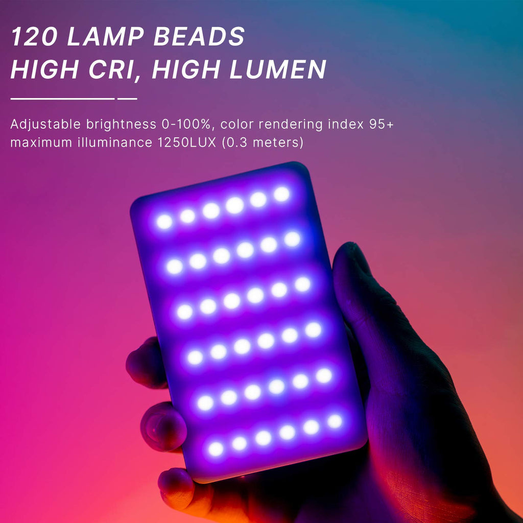 VIJIM VL120 RGB Video Light for Streaming Studios