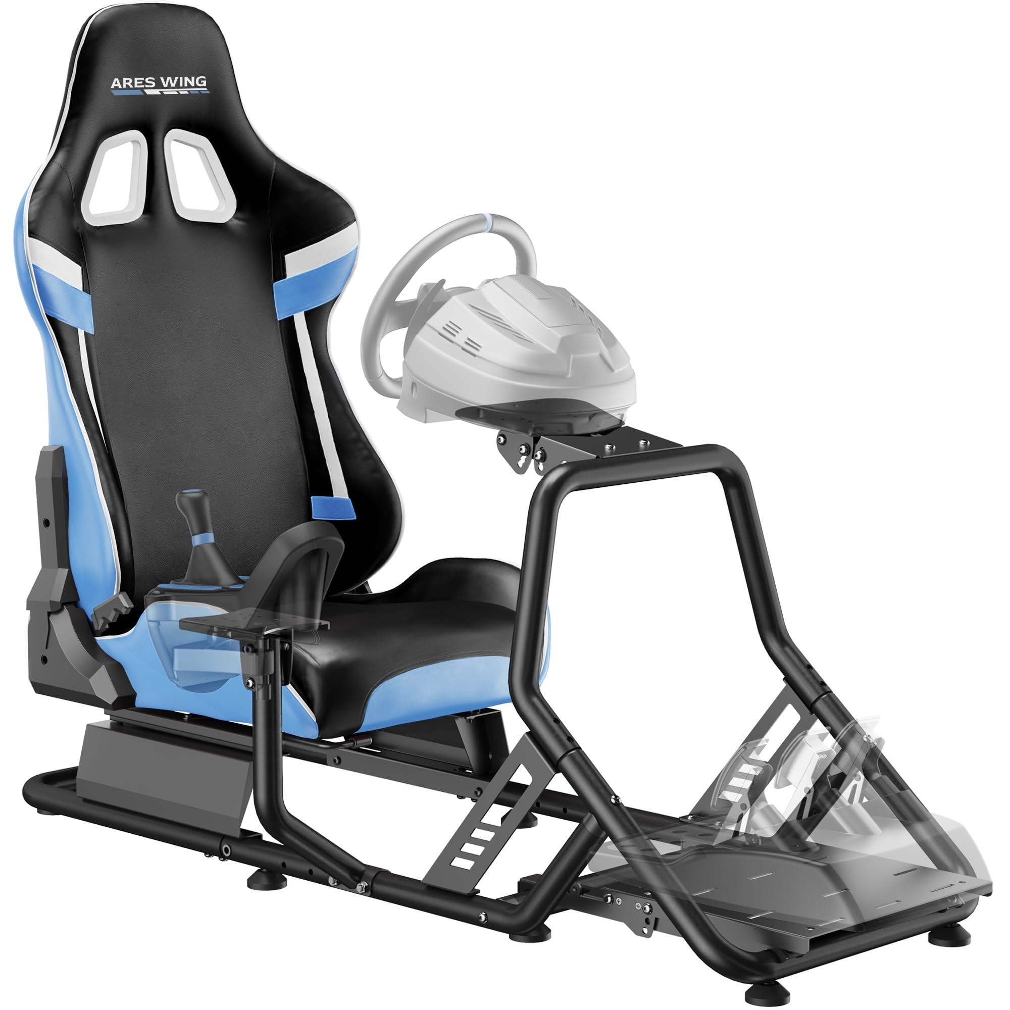 ARES WING Formula & GT Sim Racing Cockpit with Seat & Mount