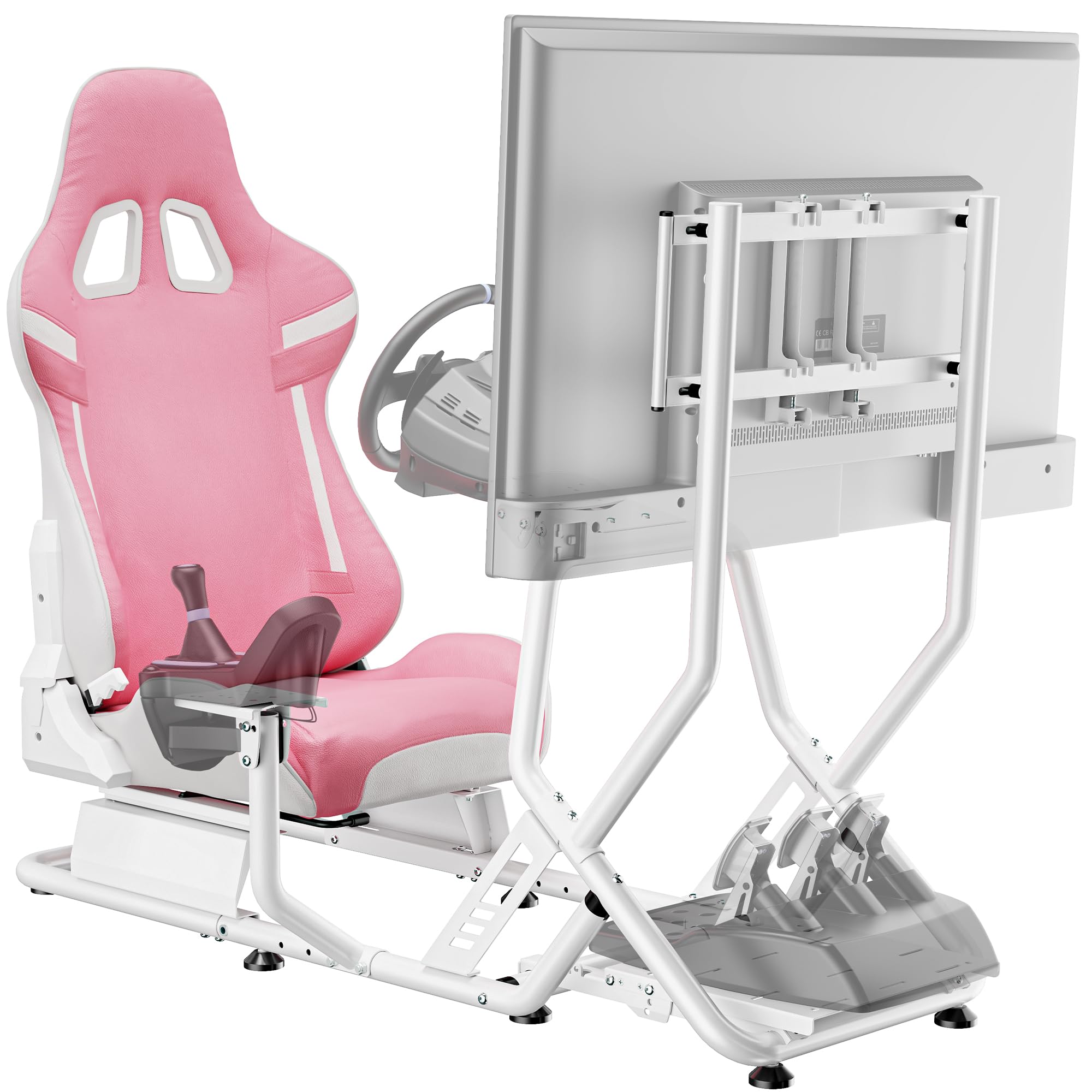 ARES WING Formula & GT Sim Racing Cockpit with Seat & Mount