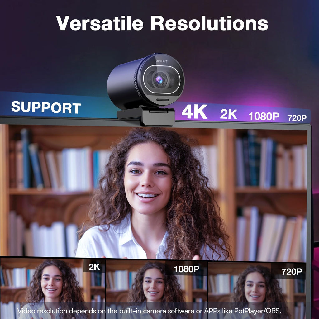 EMEET S600 Webcam for PC Streaming and Gaming