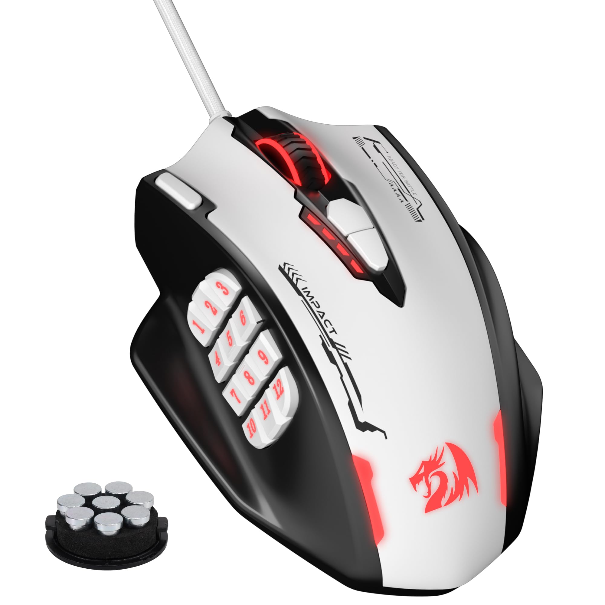 Redragon MMO Gaming Mouse w/Side Buttons