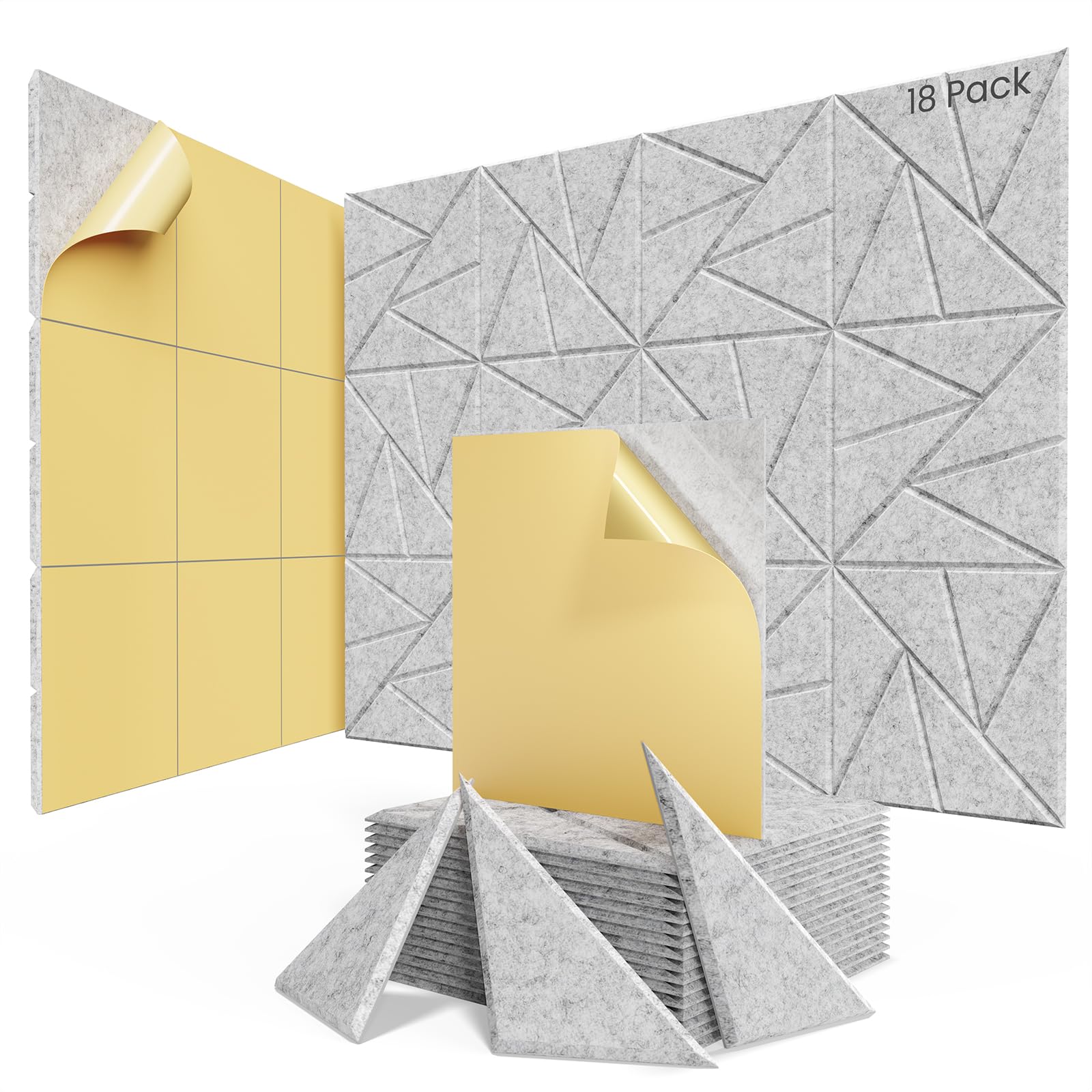 ROOME Self-Adhesive Acoustic Panels for Gaming Studios