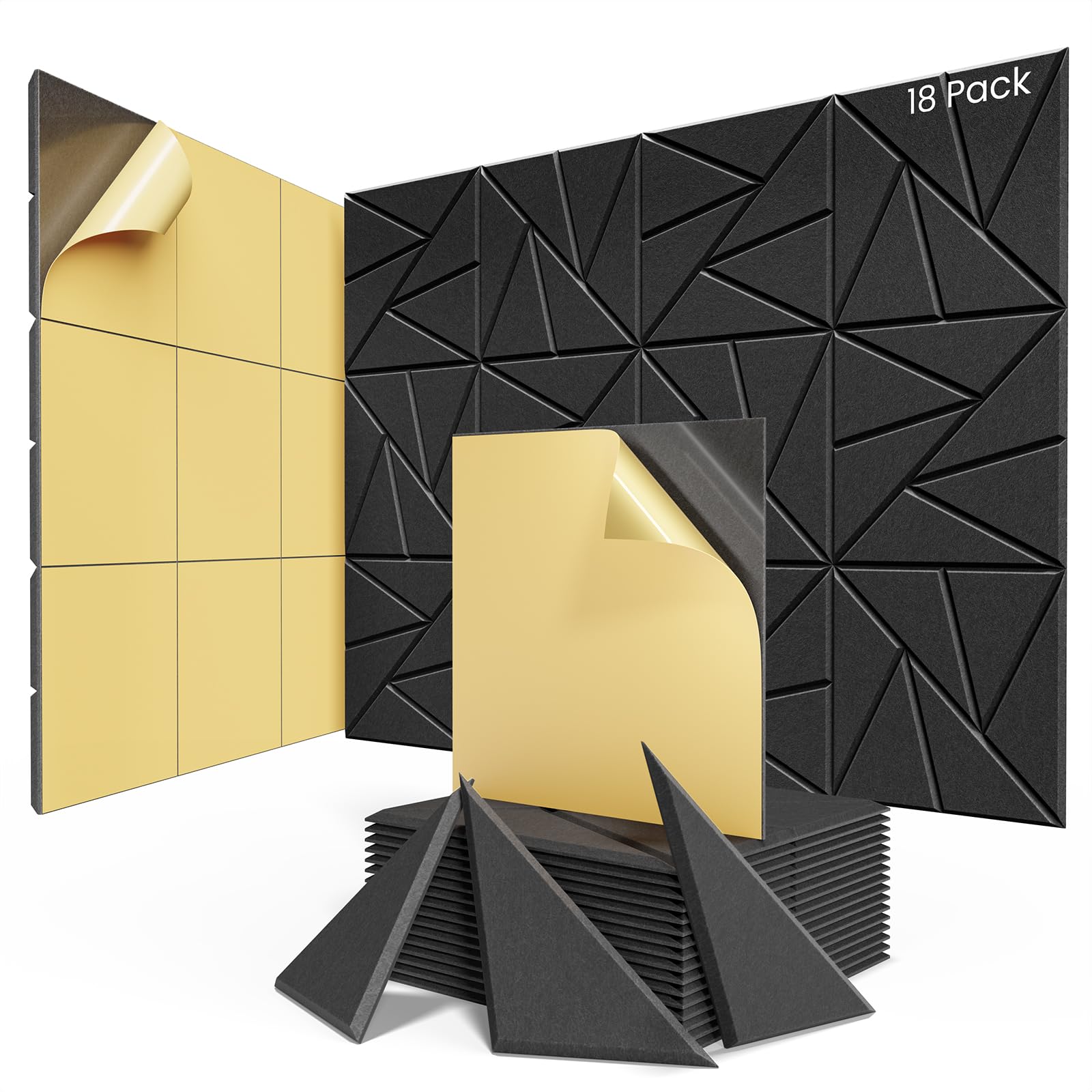 ROOME Self-Adhesive Acoustic Panels for Gaming Studios