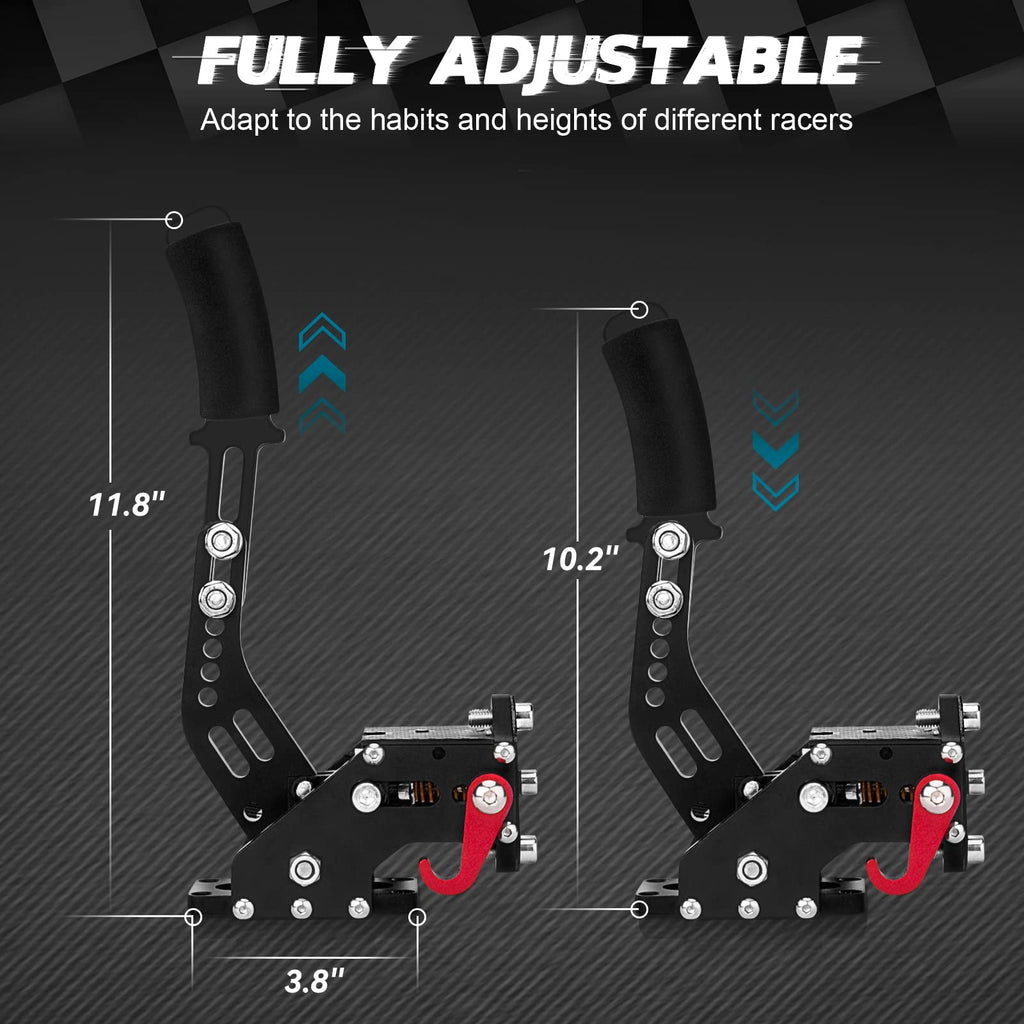 aikeec USB Sim Racing Handbrake with Desk Clamp for PC