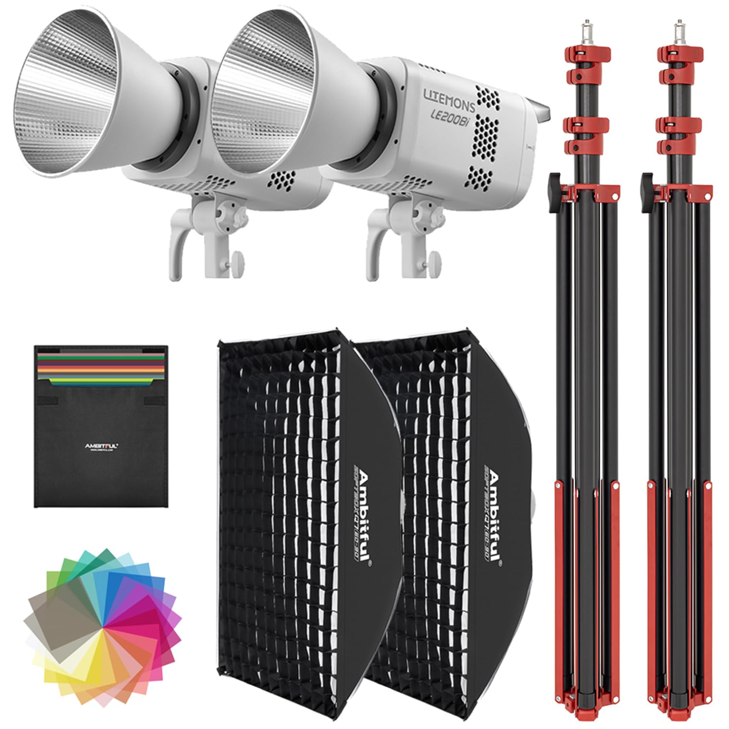 Godox LE200Bi Bi-Color LED Video Light for Streaming