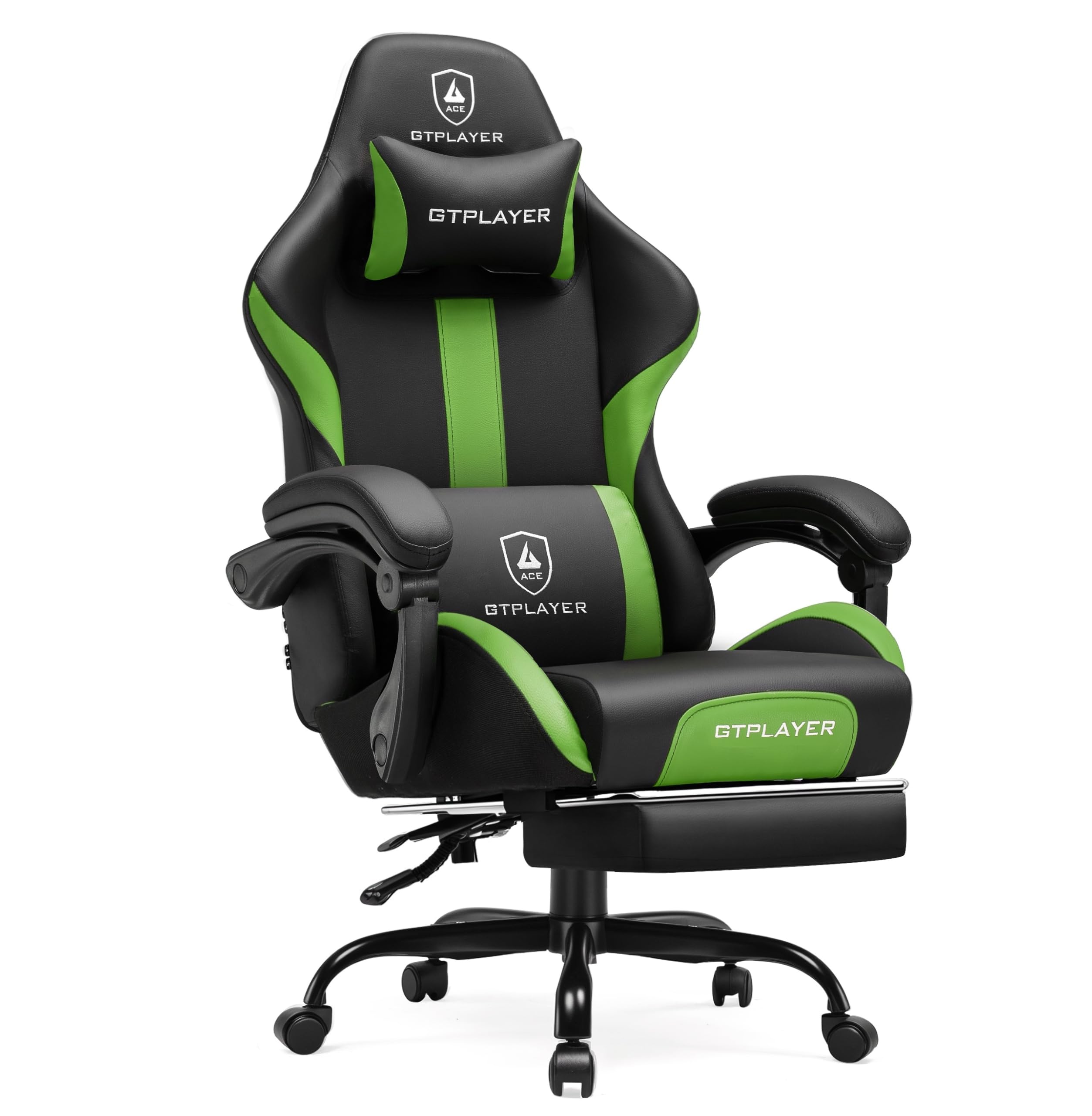 GTPLAYER Ergonomic Gaming Chair with Footrest