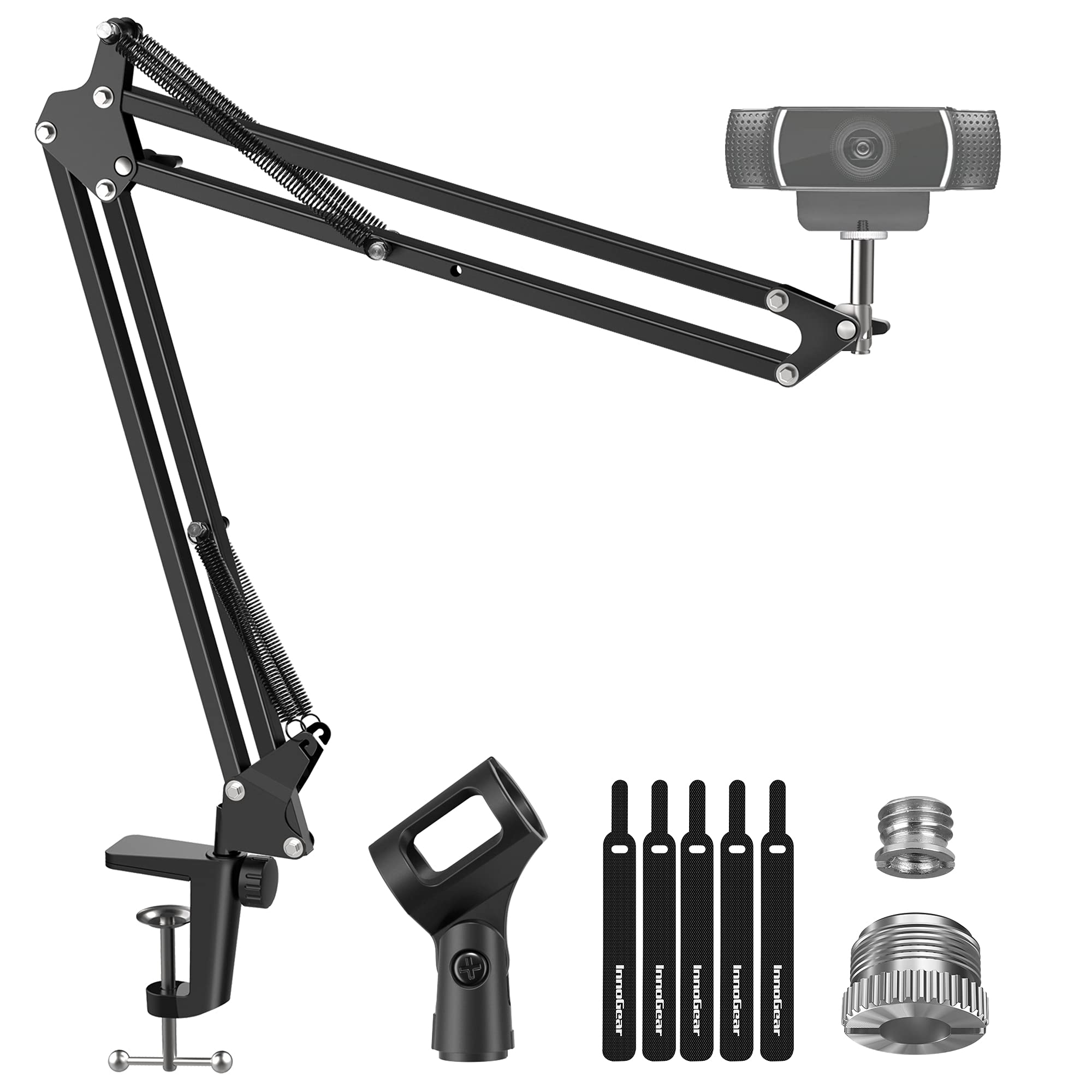 InnoGear Adjustable Webcam Desk Mount Arm for Logitech