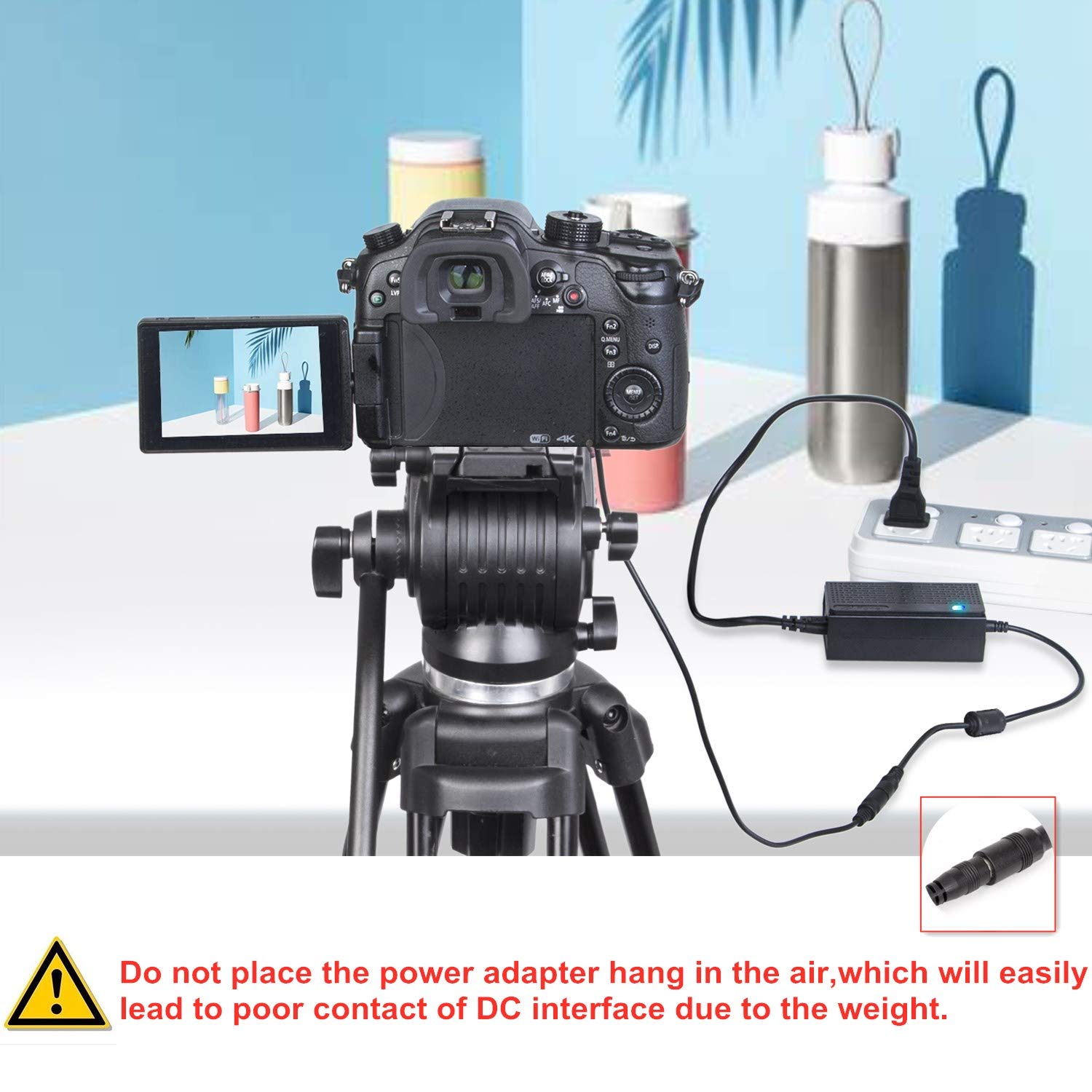 Kimaru NP-FZ100 Dummy Battery AC Adapter for Sony Cameras