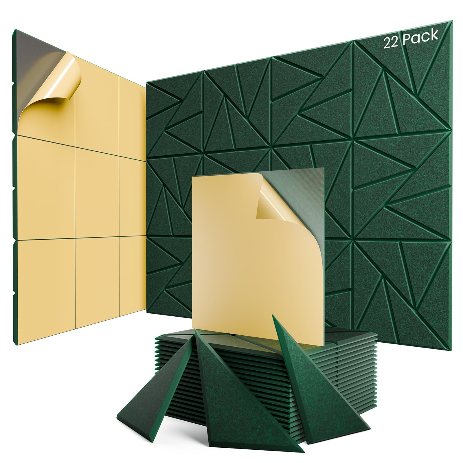 ROOME Self-Adhesive Acoustic Panels for Gaming Studios