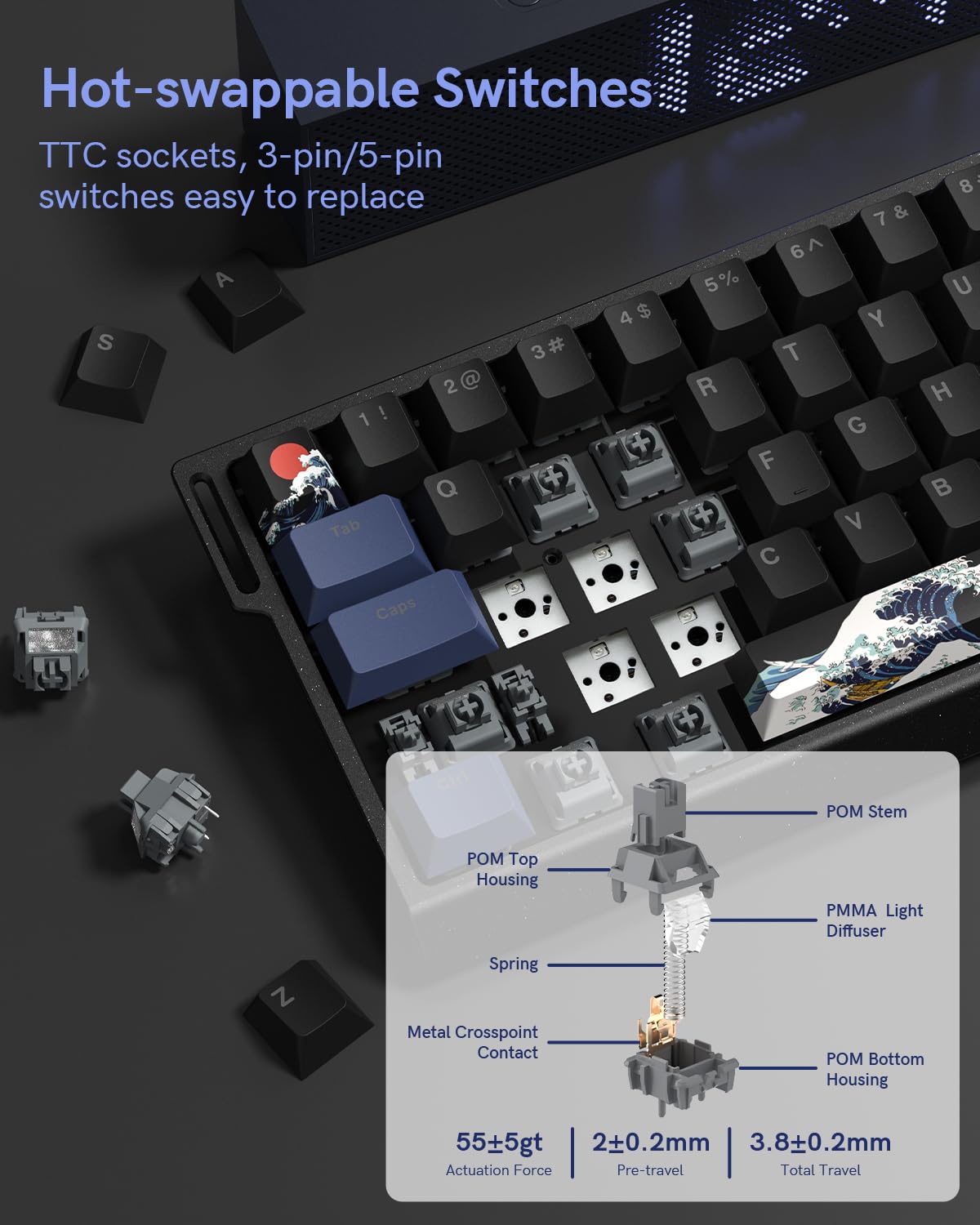 Typehaven SK68 65% Gaming Keyboard
